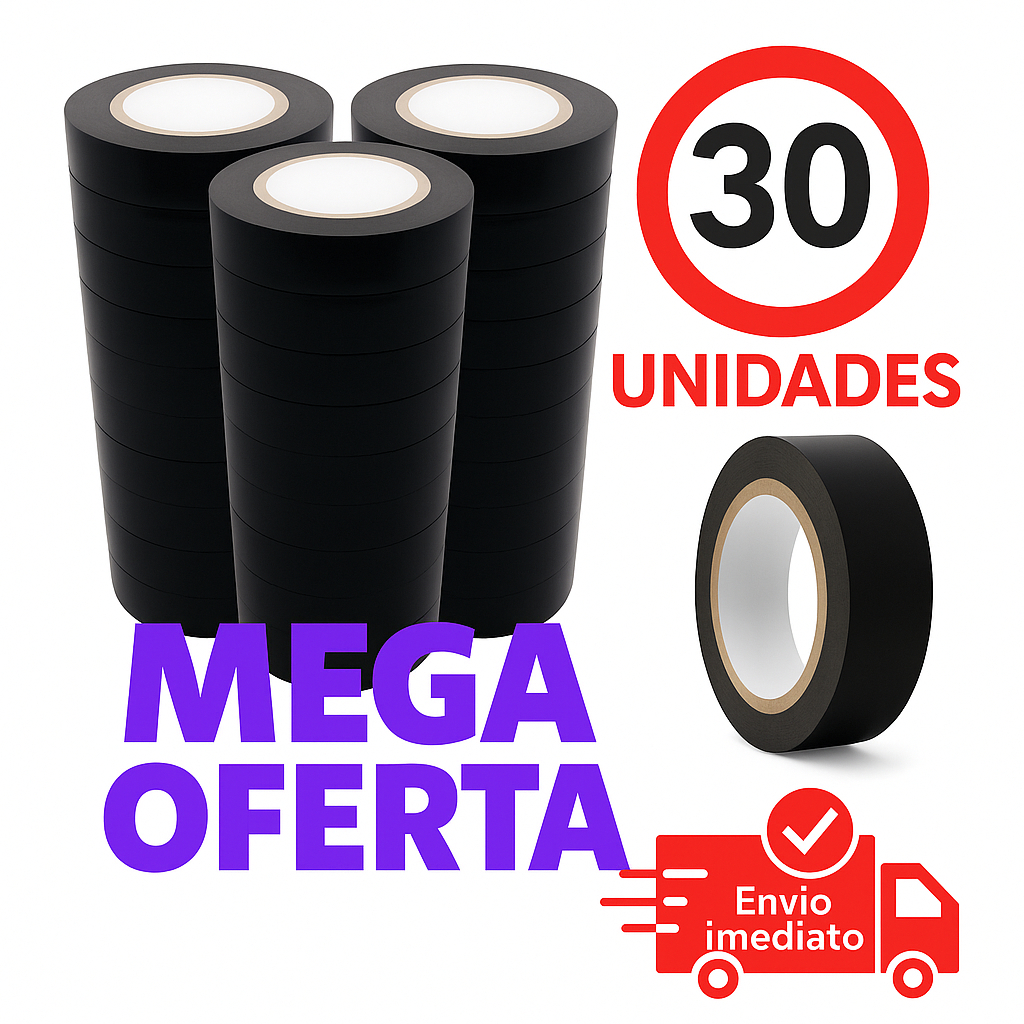 Kit 10 a 50 Fitas Isolante Preta Antichama Classe De Tensão 750V  Resistente a Raios 5 Metros em Oferta na Shopee