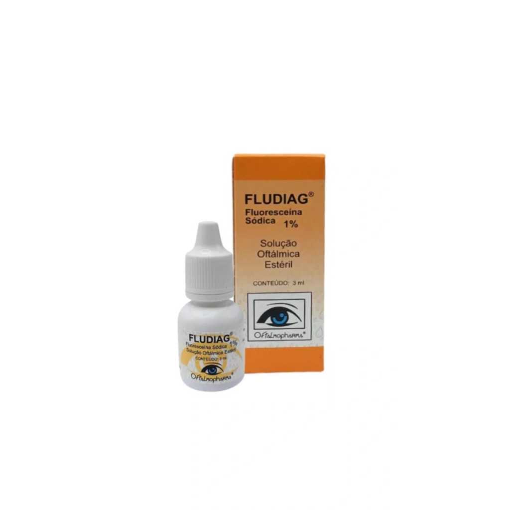 Colirio Fludiag Fluoresceina Sodica 1% 3 ml