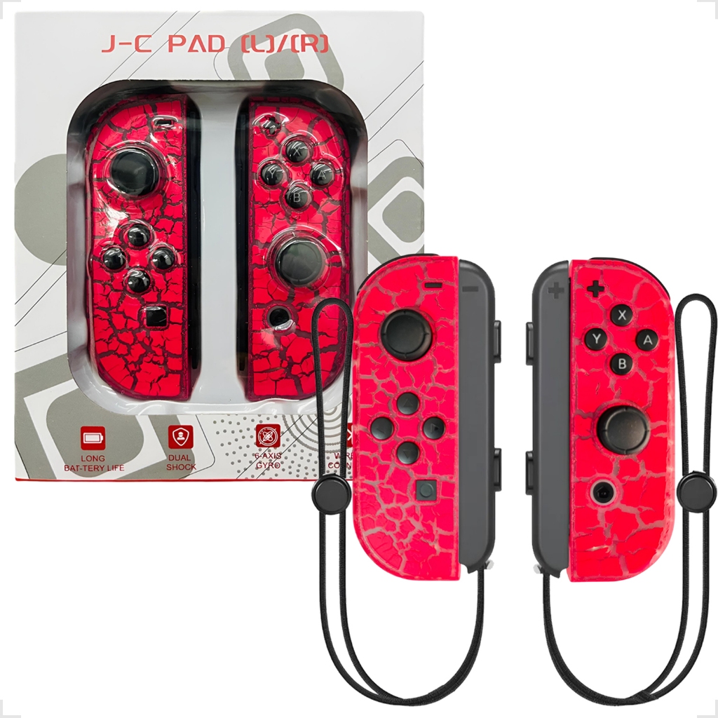 Controle Joystick Par Joy Pad Joycon(L/R) Game Pad Led RGB Nintendo Switch, Switch Lite Switch OLED
