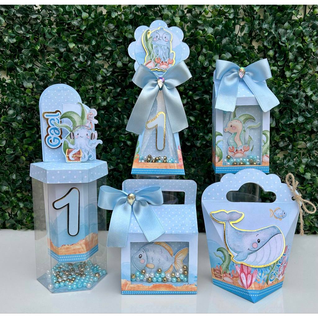 Kit personalizados de luxo fundo do mar