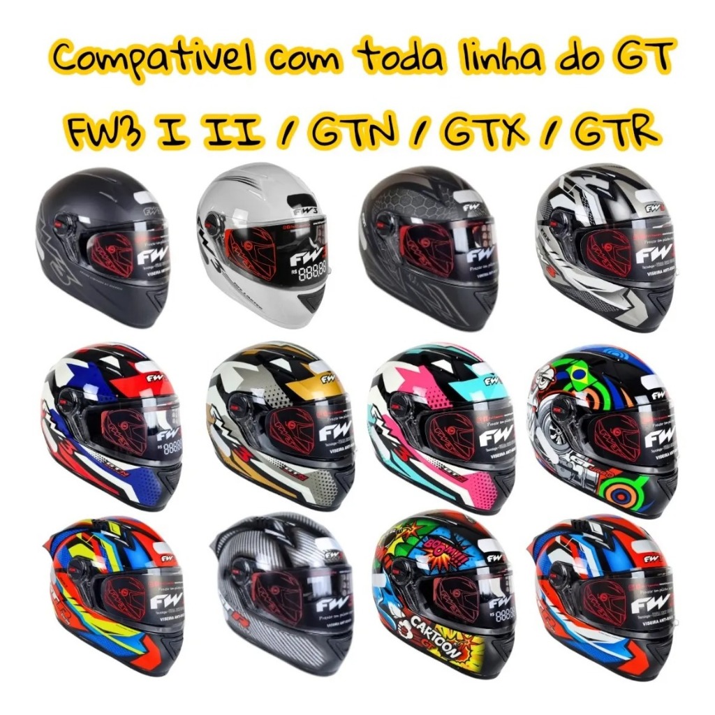 Viseira Capacete Ls2 Ff 358 / Fw3 Gt Gtx Gtn Gtr Fechado Camaleão — imagem 2 de 2