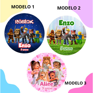 60/100 Adesivos Personalizados 5x5 cm Tema Roblox Ideal para Lembrancinhas, festas, decoração em Oferta na Shopee