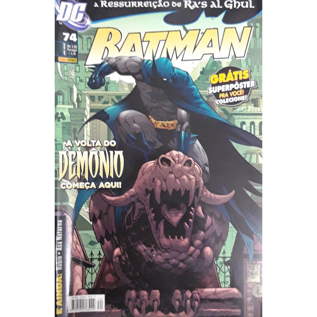 Hq DC Batman 74 - A Volta do Demônio - Panini Comics