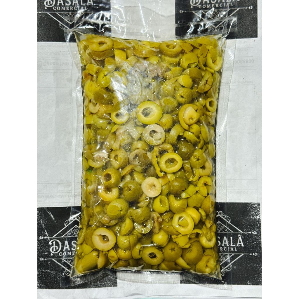 Azeitona Verde Fatiada Premium em Oferta na Shopee