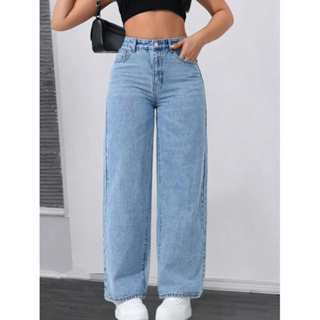 calca jeans wide leg feminina varios modelos super empina bumbum em Oferta na Shopee