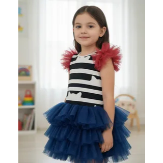 VESTIDO INFANTIL TUTU CASA GABI