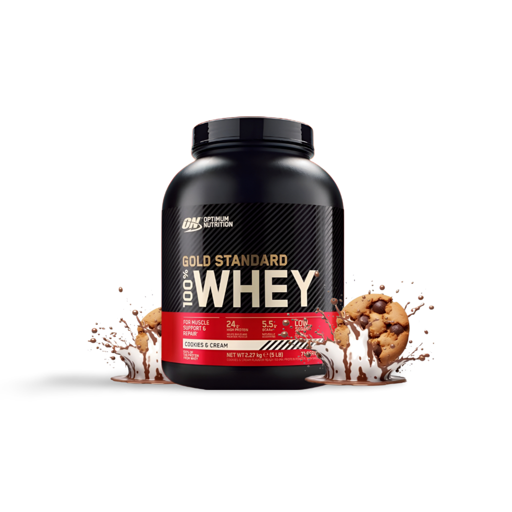 WHEY PROTEIN GOLD STANDARD OPTIMUM ON  NUTRITION 2KG IMPORTADO ORIGINAL SABOR COOKIES & CREAM