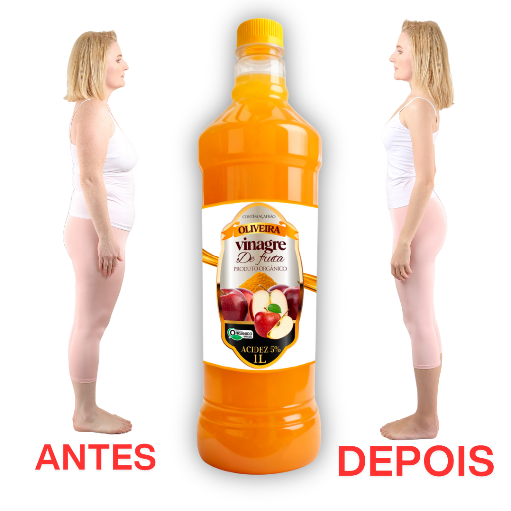Vinagre de Maçã 5% com Açafrão 100% Natural e Orgânico – 1000ml em Oferta na Shopee