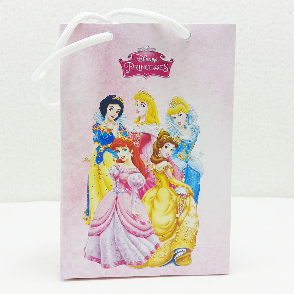 Sacolinha Surpresa Personalizada Princesas da Disney - Lembrancinha (Pegue e Monte)