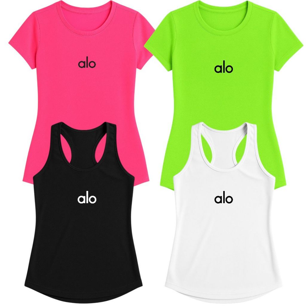 SUPER Kit 2 Camiseta Yoga Dry Fit 2 Regatas Ndadora Tecido Fitness Academia em Oferta na Shopee