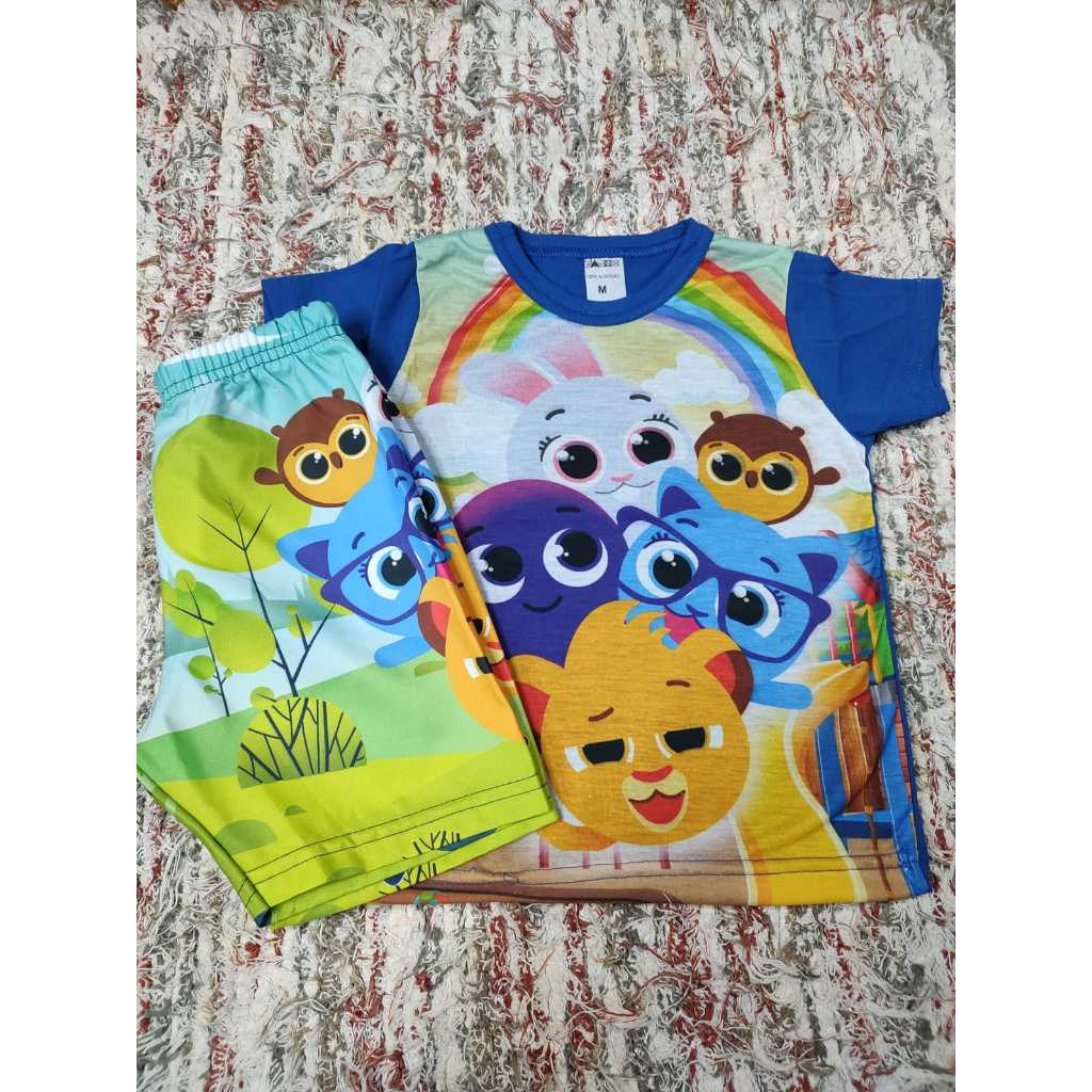 Conjunto Roupa Infantil Verão Masculino Camisa Bermuda