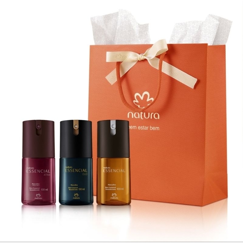 Presente Natura Essencial Trio de Desodorantes Masculino (3 unidades)