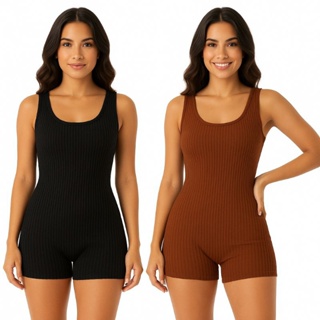 Macaquinho feminino forro duplo Justo anarruga em Oferta na Shopee