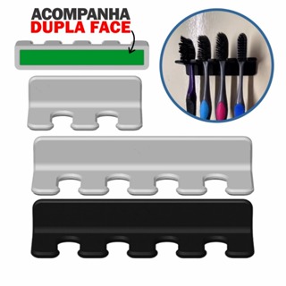 Suporte Parede Organizador Porta Escovas Dental em Oferta na Shopee