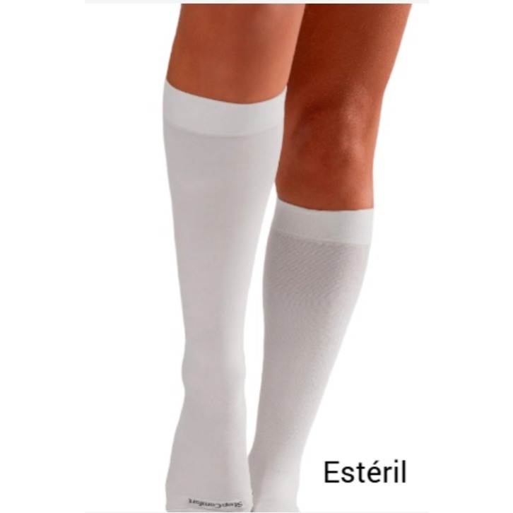 Meia De Compressão 3/4 Antitrombo *** ESTÉRIL ***18-23mmhg  Step Comfort na ANVISA em Oferta na Shopee