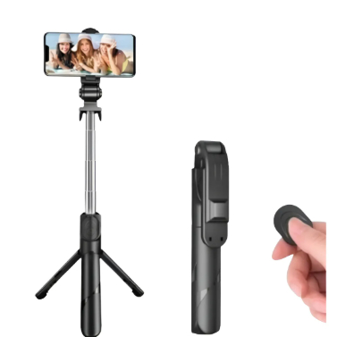 Tripé Stand Xt-02 Portatil Preto branco