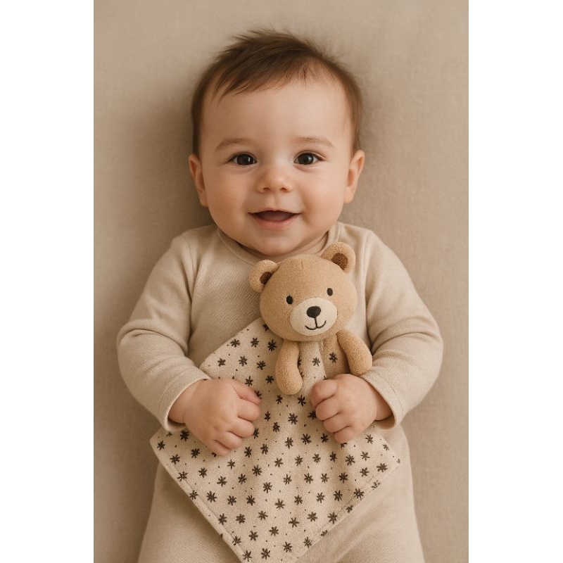 Naninha Para Bebê Anti-Alérgico com Prendedor de Chupeta Menino Menina em Oferta na Shopee