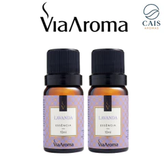 Kit 2 Essências Via Aroma 10 ML para Aromatizador Difusor Elétrico
