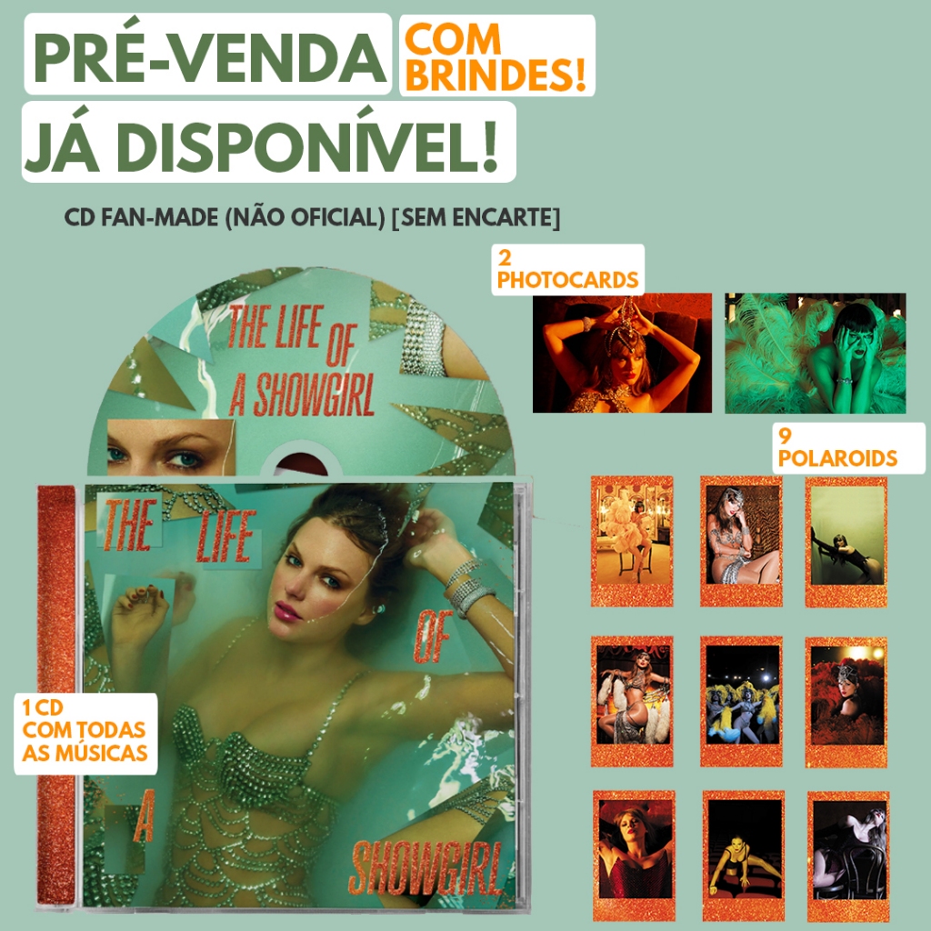 Taylor Swift - CD The Life Of A Showgirl [PRÉ-VENDA C/ BRINDES!]