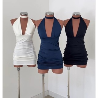 Vestido feminino/ vestido multiforme de amarração/vestido gringo/ vestido drapeado /vestido suplex.