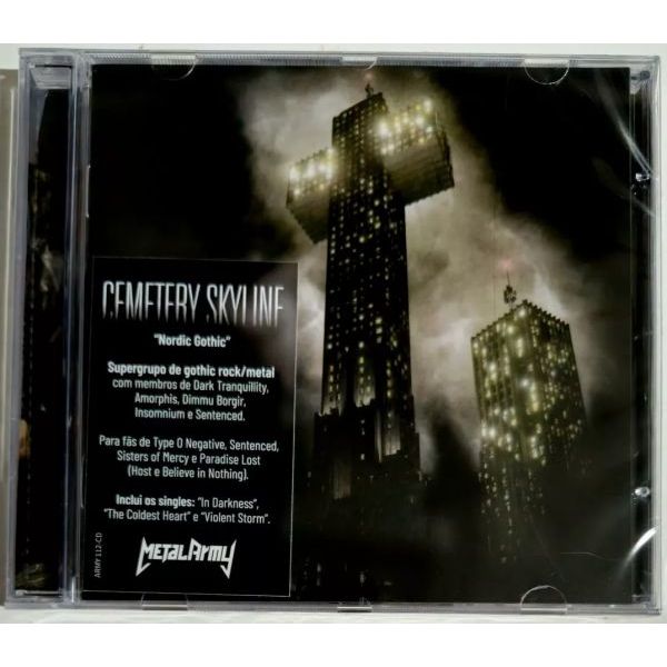 CD Cemetery Skyline - Nordic Gothic Fãs Lacrimas Profundere, Tiamat, Paradise Lost, Type O Negative