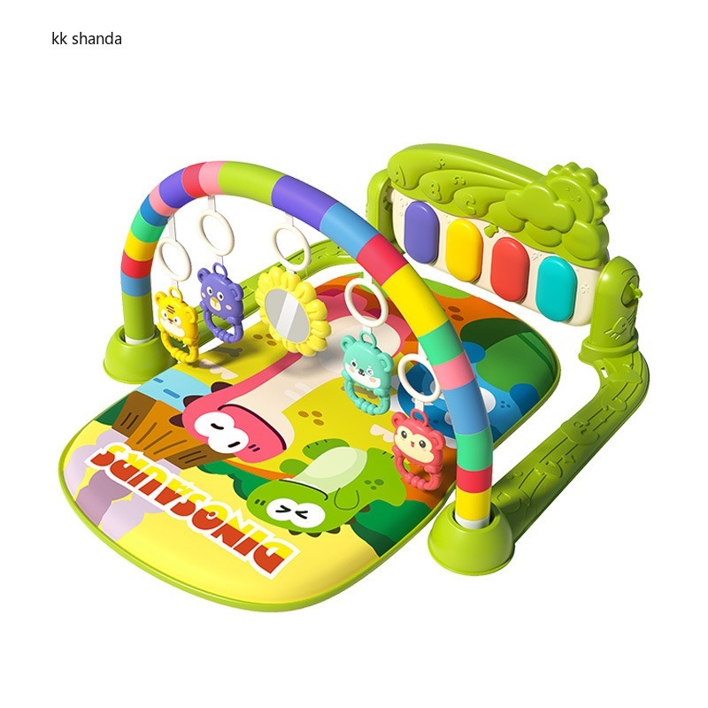 Infant brinquedo destacável pedal quadro de fitness bebê música piano jogo esteira de rastreamento em Oferta na Shopee