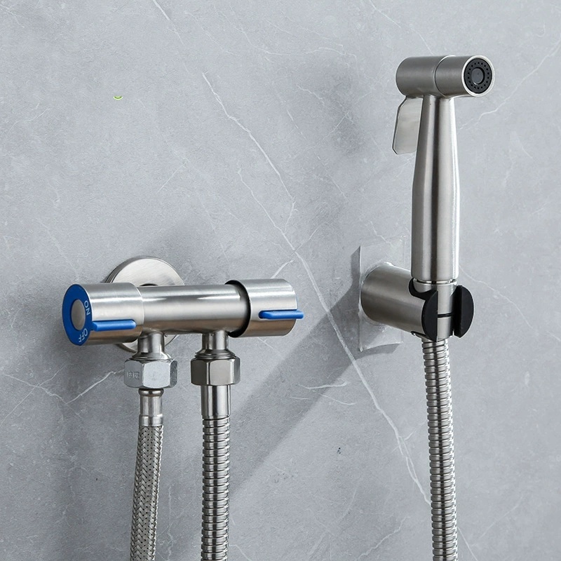 Ducha Higiênica Para Banheiro Completa Luxo Inox núcleo da 1,2m Chuveirinho Privada — imagem 2 de 2