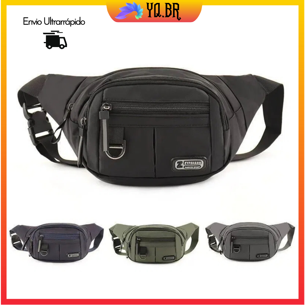 Pochete Masculina Impermeável com Alça Ajustável Estilosa Resistente e Versátil para Uso Diário,Mochila versátil popular