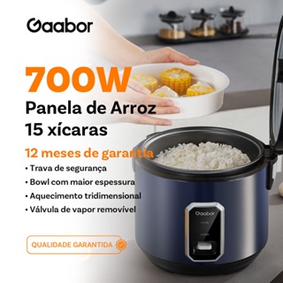 Gaabor Panela de Arroz Eletrica 127V 700W 2,2L Azul Marinus Cozinha RC50M01A em Oferta na Shopee