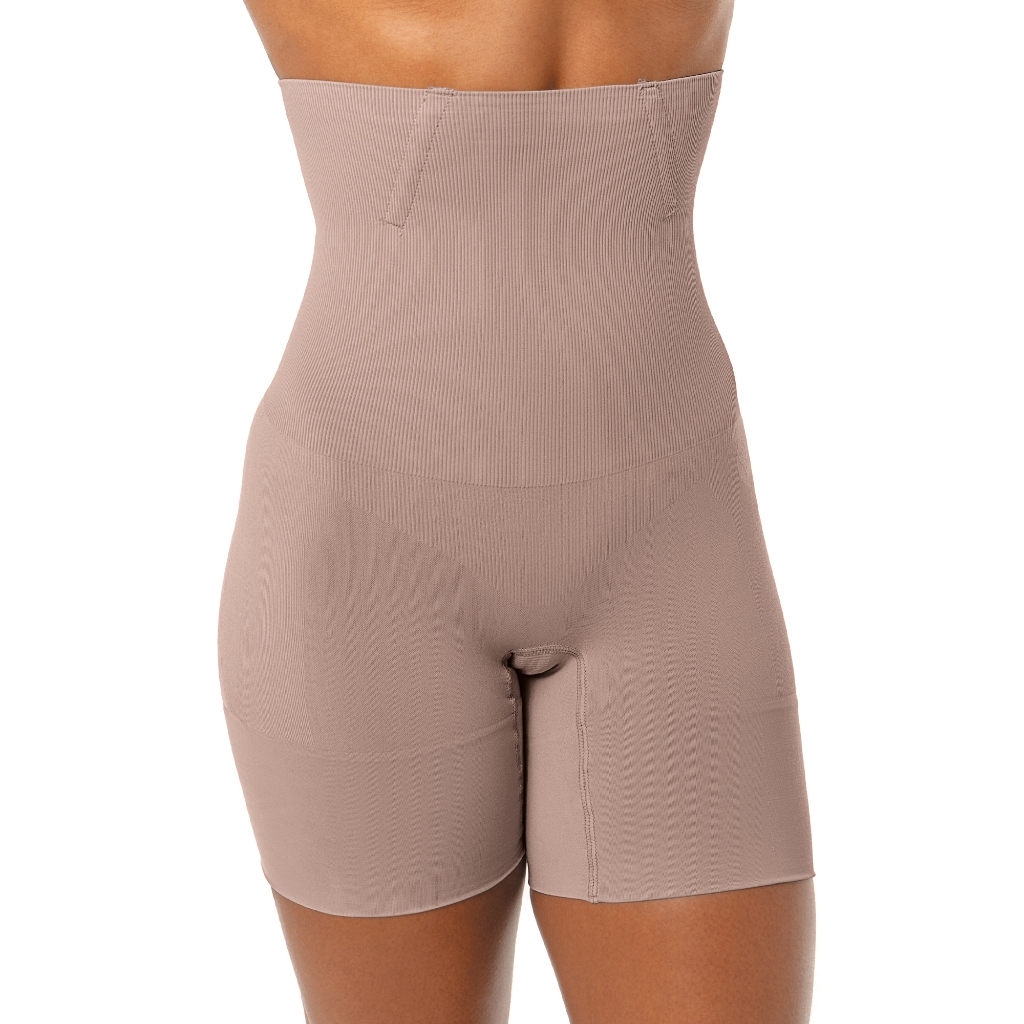 Bermuda Modeladora Cintura Alta Demillus 94019 em Oferta na Shopee