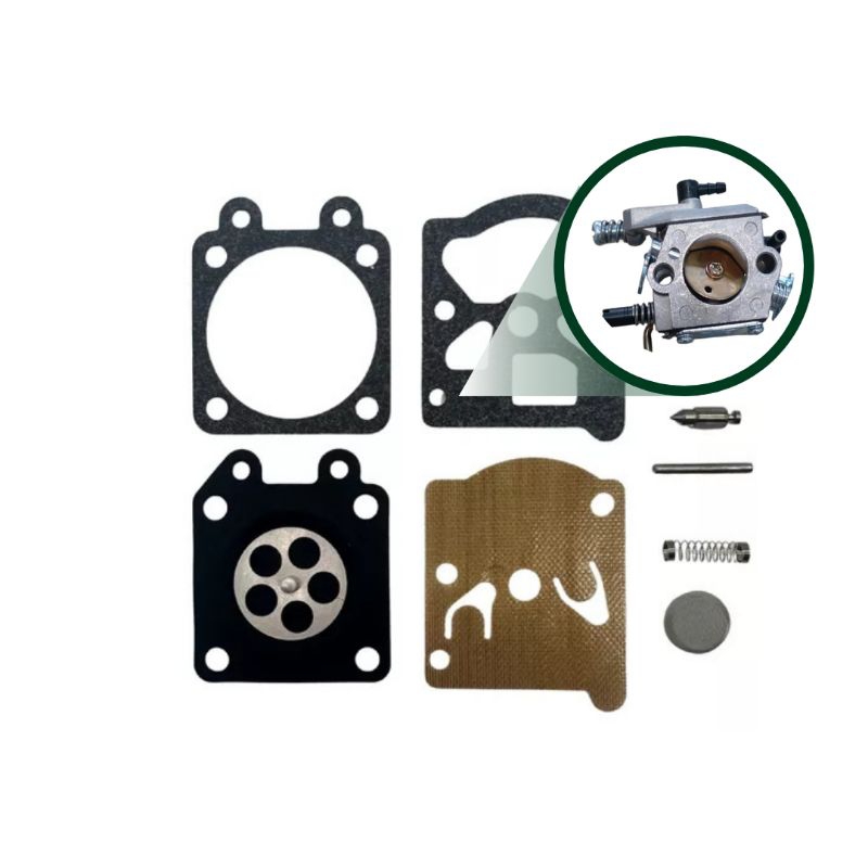 KIT REPARO CARBURADOR DLE 20CC 30CC 50CC 55CC 61CC WALBRO AEROMODELO GAS AVIÃO RCGF RCG GT promocao