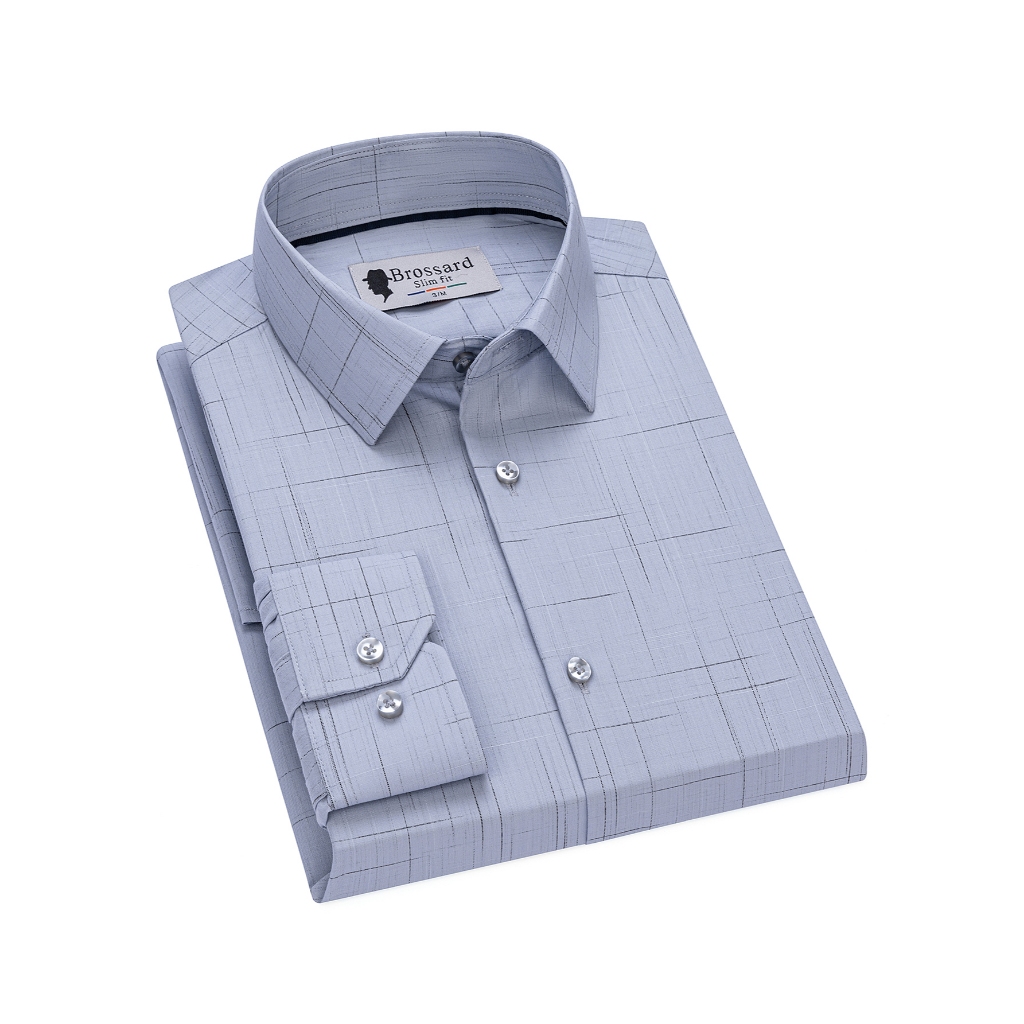 Camisa Social Masculina Feito de materiais de alta qualidade: 38% fibra de bambu, 62% poliamida em Oferta na Shopee