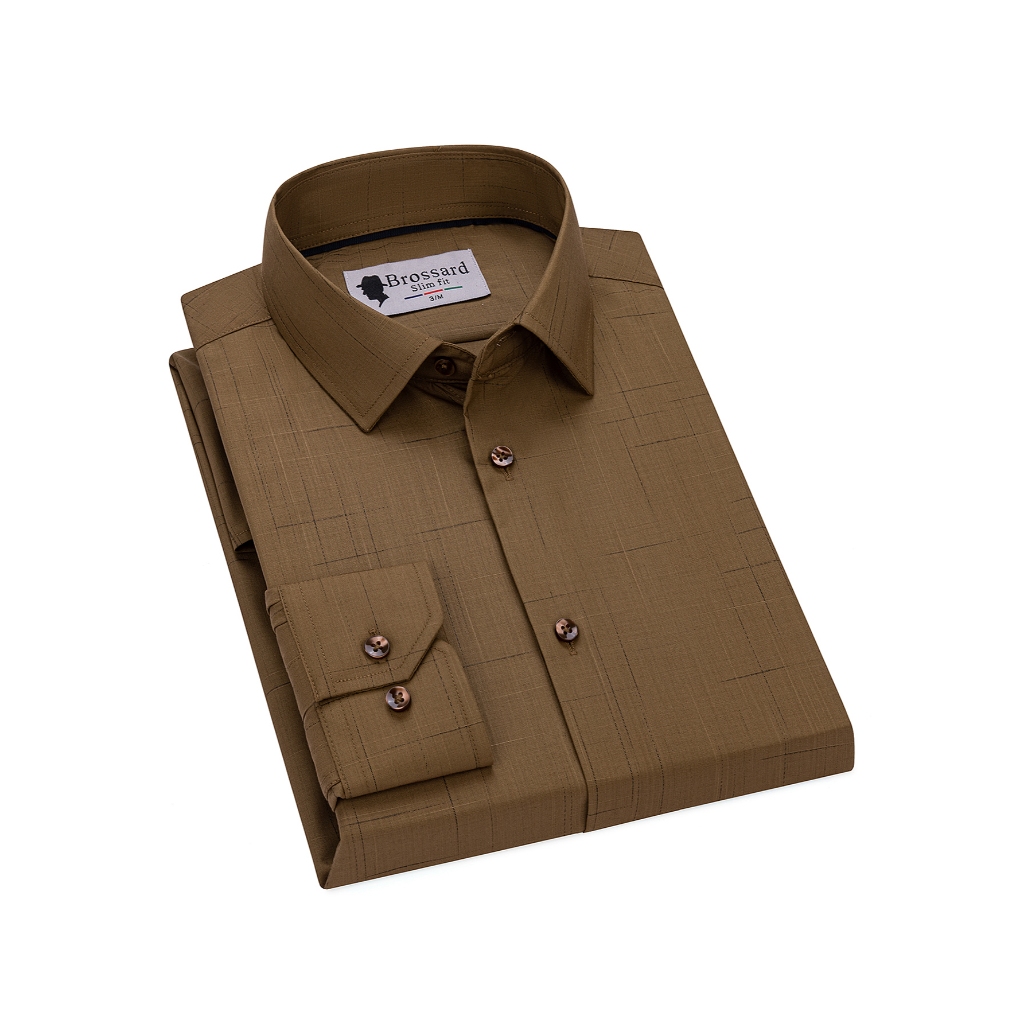 Camisa Social Masculina com Tecido Importado de Alta Qualidade 38% fibra de bambu, 62% poliamida em Oferta na Shopee