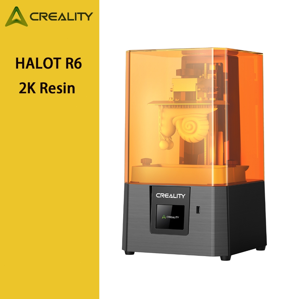 Creality 3D Printer Fotopolimerização Impressora 3D HALOT R6 2K Resin 110-240 volts em Oferta na Shopee