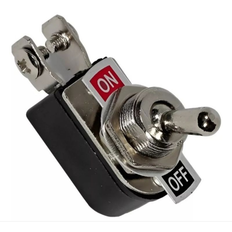 1 - Chave Metal Alavanca Knh-1s 2t 12v On Off Botão Tic Tac em Oferta na Shopee