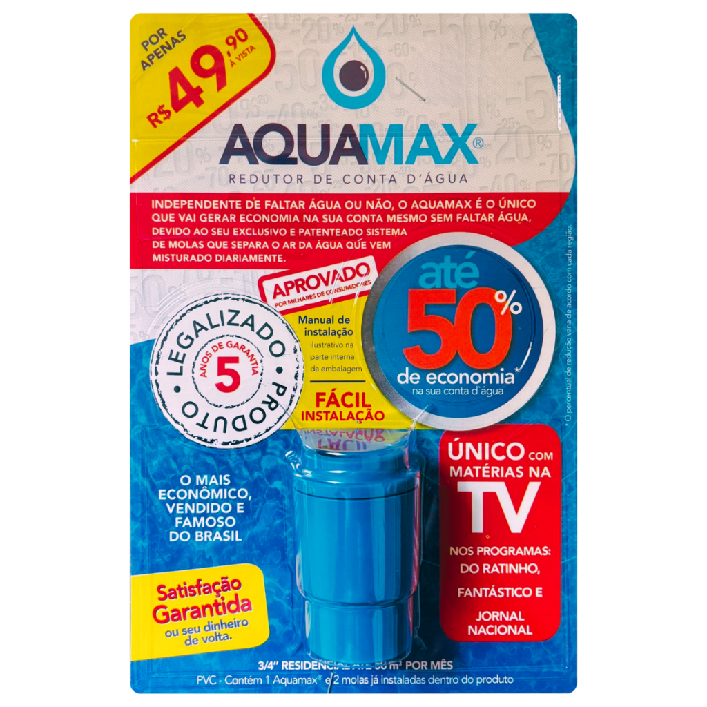 Bloqueador De Ar Redutor De Conta D'água - Aquamax Original