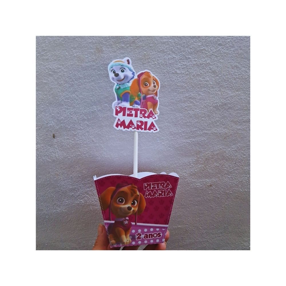 Centro de mesa skay patrulha canina, Lembrancinhas Personalizadas - festa infantil, decoração, kit festa, festa infantil