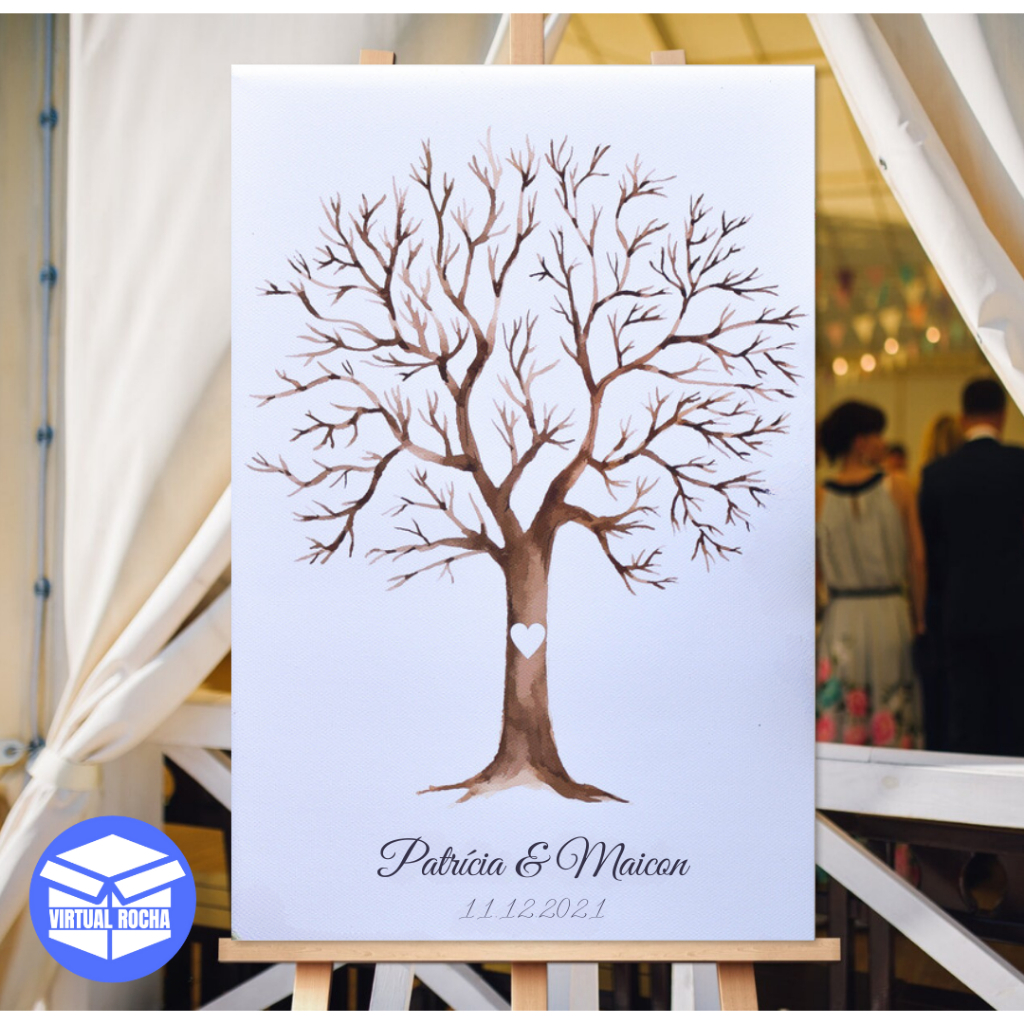 Quadro Decorativo Casamento Digital Assinaturas Personalizados em Oferta na Shopee