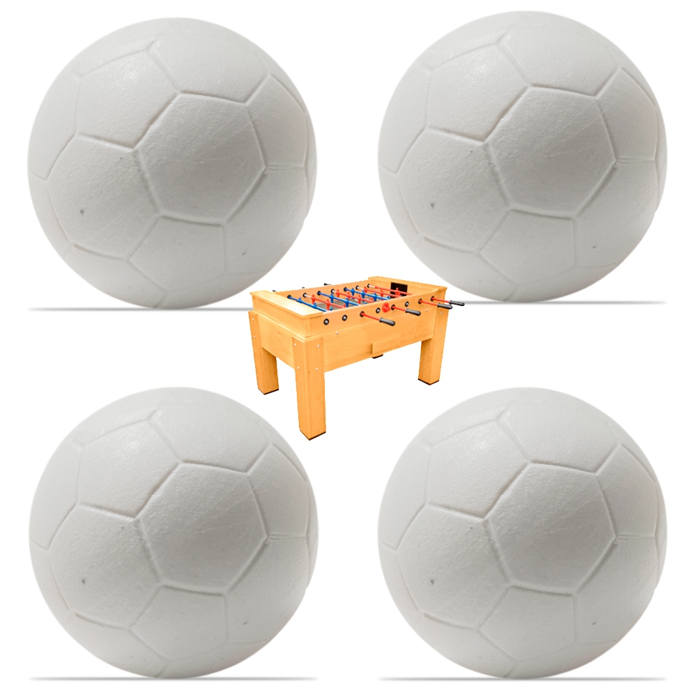 Bola Bolinha Pesada Para Pebolim Totó 4 Unidades Mesa Kit Profissional