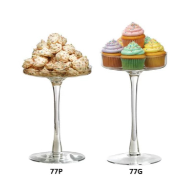 Prato Com Pé Porta Bolo E Doces Vidro Boleira