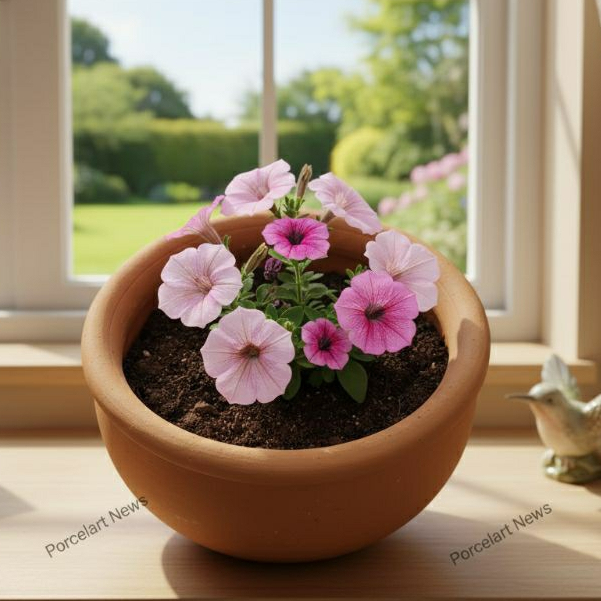 Vaso de Barro Jardineira N°1  Flores Decoração Jardim Promoção mais vendido em Oferta na Shopee