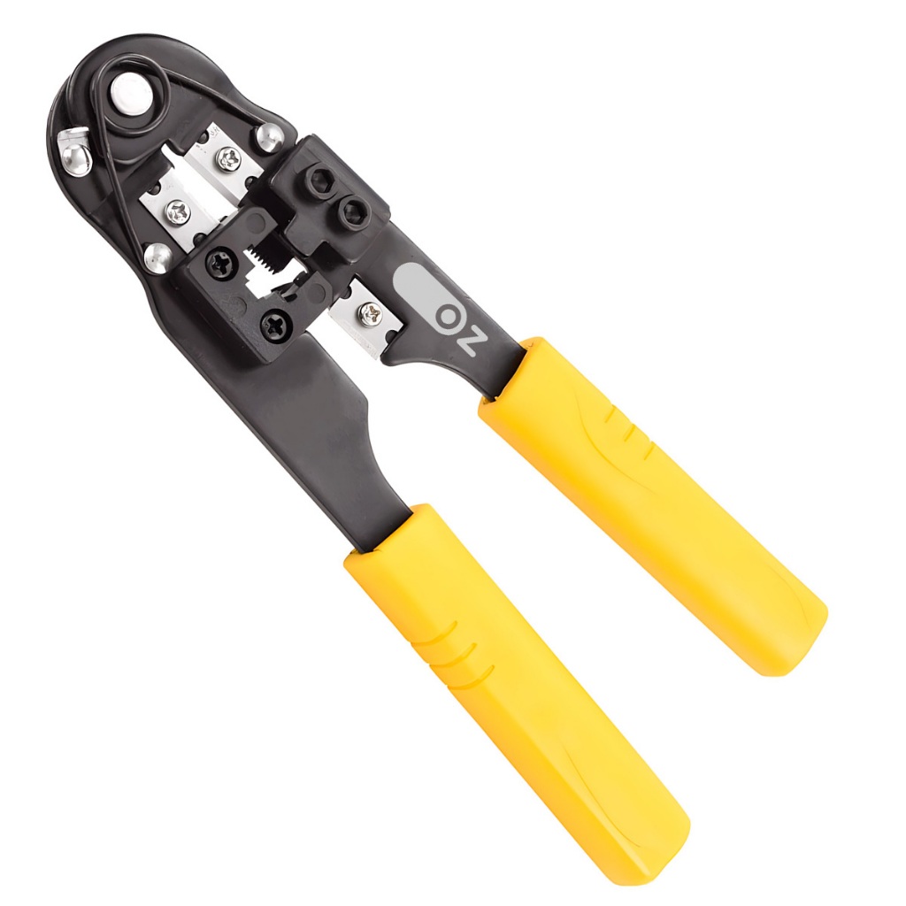 Alicate Crimpar  Rj45 8 Pinos Cabo De Rede Crimpador Desencapar Oz