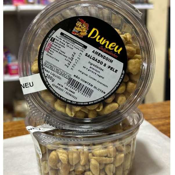 Amendoim Colorido Duneu–Pote 180g/pimenta/lemon/cebola/japonês/alho/mix/castanhas/KIT-10 POTES-180G/