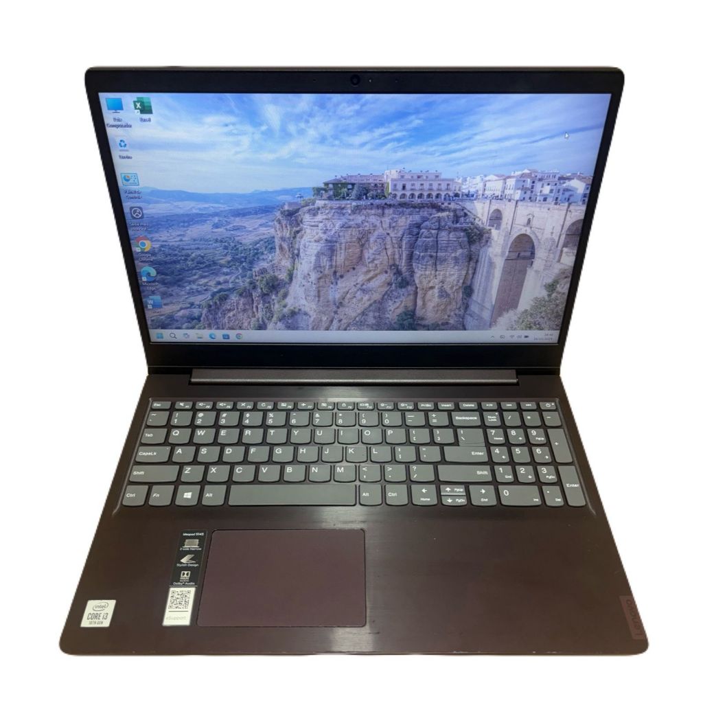 Notebook Lenovo Intel I3 10° Ssd M.2 256gb 8gb Ddr4 Win 11  Vitrine