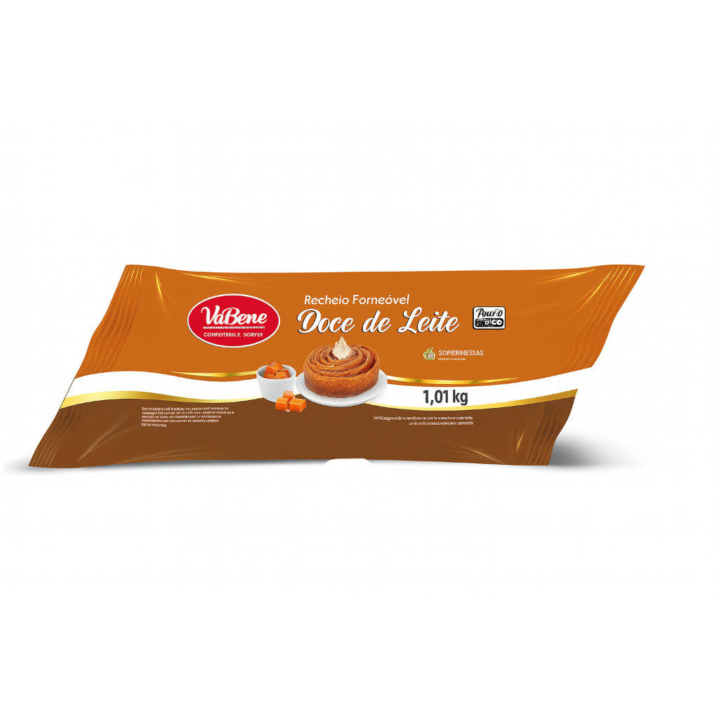 Recheio Doce de Leite 1,01 forneavel - Vabene em Oferta na Shopee