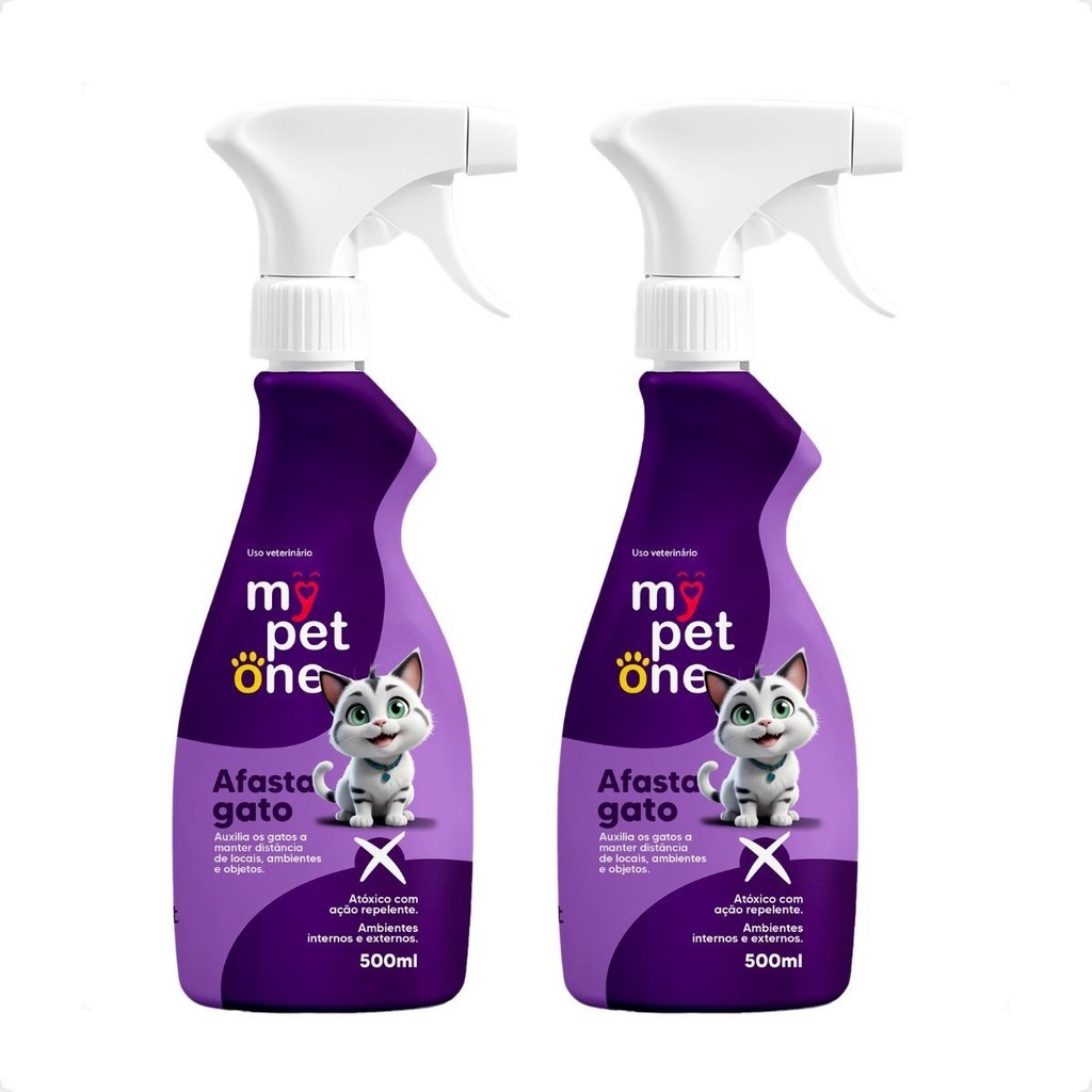 Kit 2 Afasta Gato Mypetone - 500mL em Oferta na Shopee