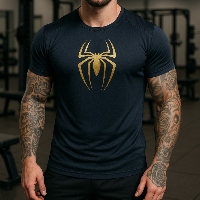 Camiseta Masculina Spiderman Treino Academia Esportes Exercícios Corrida ENVIO RAPIDO!