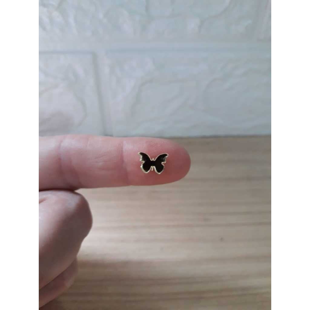 Aplique mini borboleta em acrilico - 1cm em Oferta na Shopee