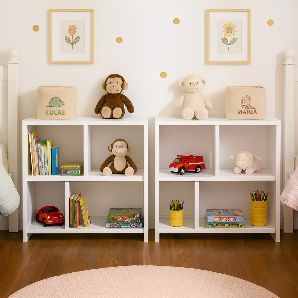 Rack Billy Kit 2 Unidades Branco Ou Preto com Prateleiras Para Sala Quarto Escritório em Oferta na Shopee