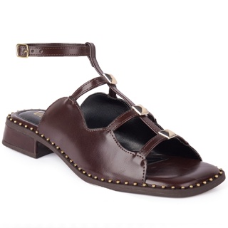 Sandália de Salto baixo Boho Chic Tendencia Vitrine shoes Verão Casual em Oferta na Shopee